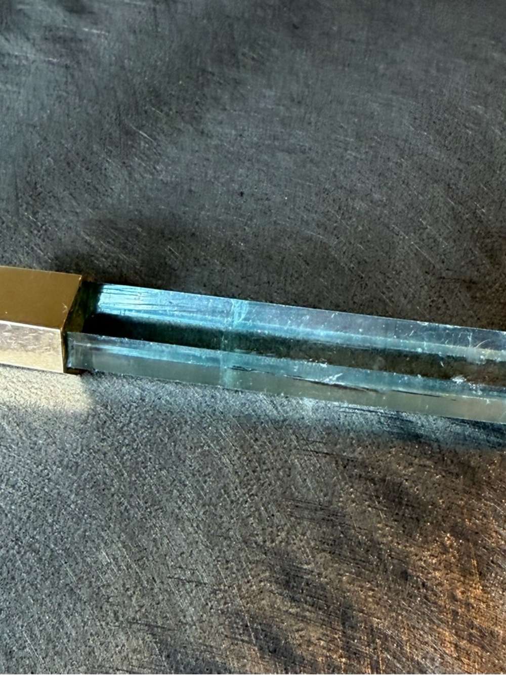 Gorgeous Natural Aquamarine Crystal set in 14k gold. - Picture 2 of 6